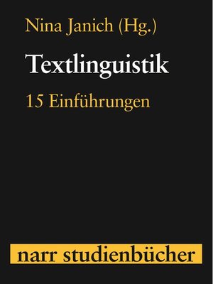 cover image of Textlinguistik
